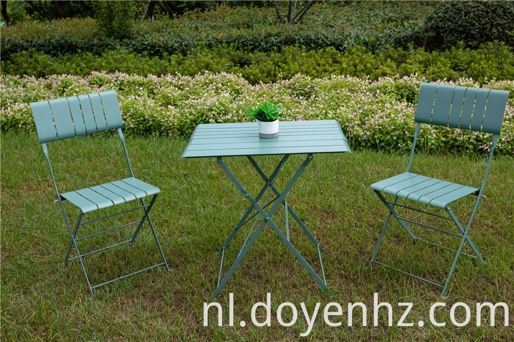 Metal Foldable Garden Set